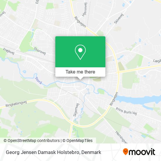 Georg Jensen Damask Holstebro map