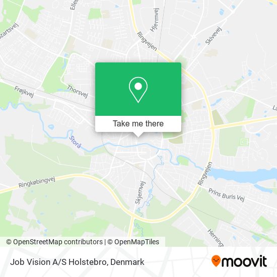 Job Vision A/S Holstebro map