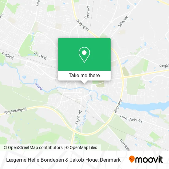 Lægerne Helle Bondesen & Jakob Houe map
