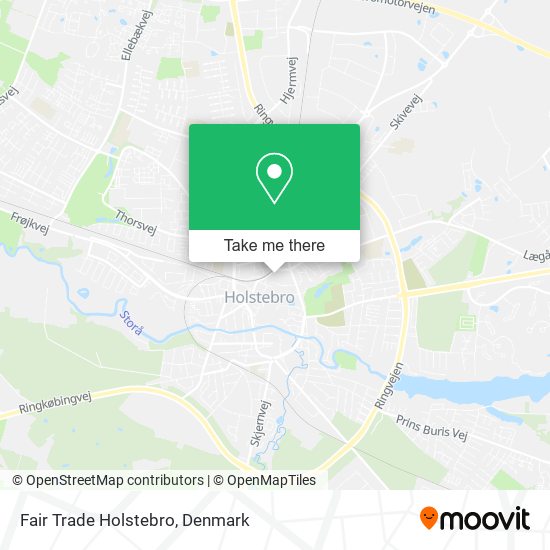 Fair Trade Holstebro map