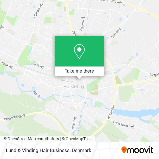 Lund & Vinding Hair Business map