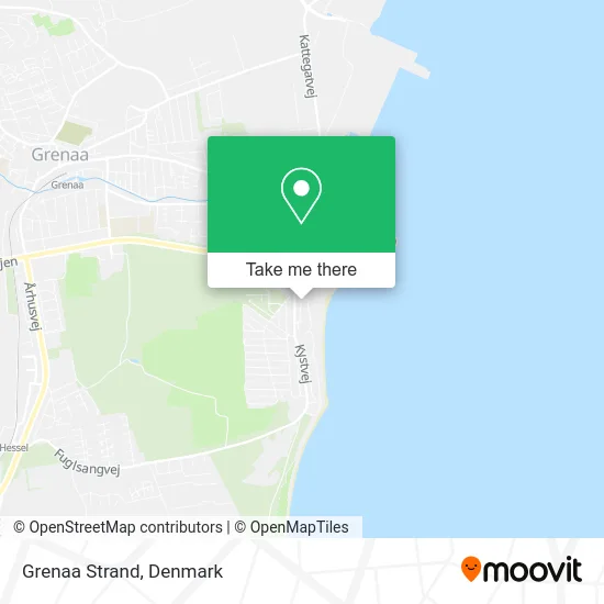 Grenaa Strand map