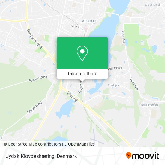 Jydsk Klovbeskæring map