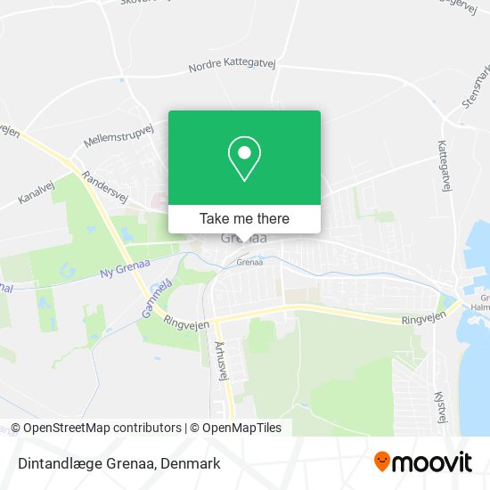 Dintandlæge Grenaa map