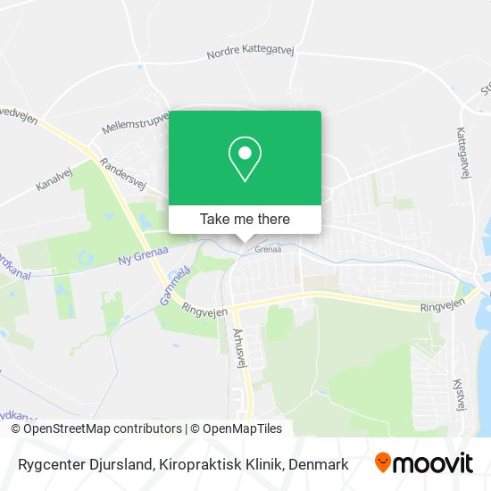 Rygcenter Djursland, Kiropraktisk Klinik map