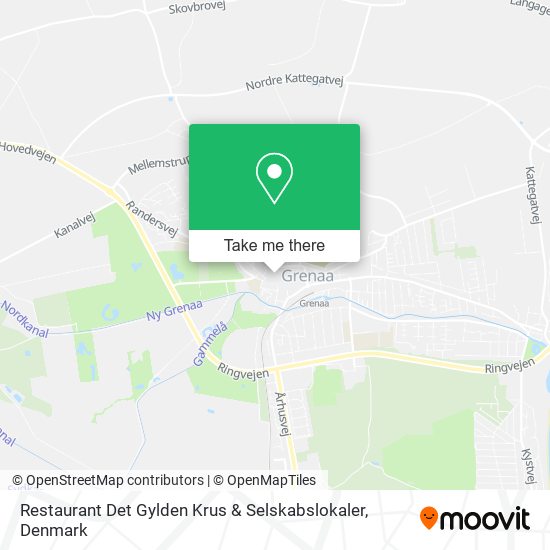 Restaurant Det Gylden Krus & Selskabslokaler map