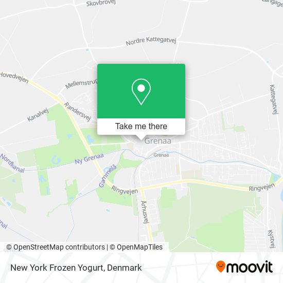 New York Frozen Yogurt map