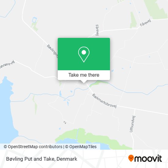 Bøvling Put and Take map