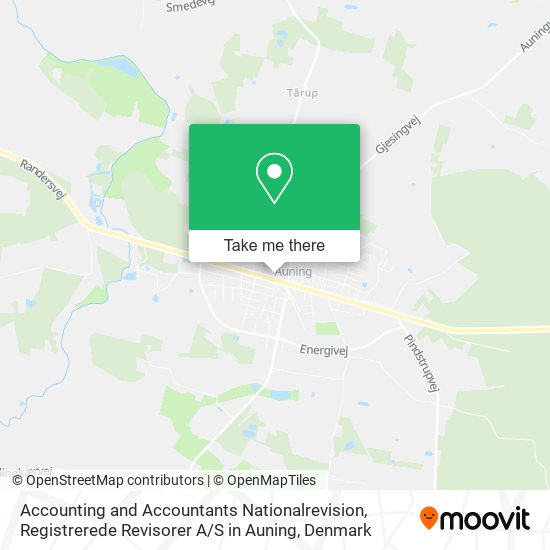 Accounting and Accountants Nationalrevision, Registrerede Revisorer A / S in Auning map