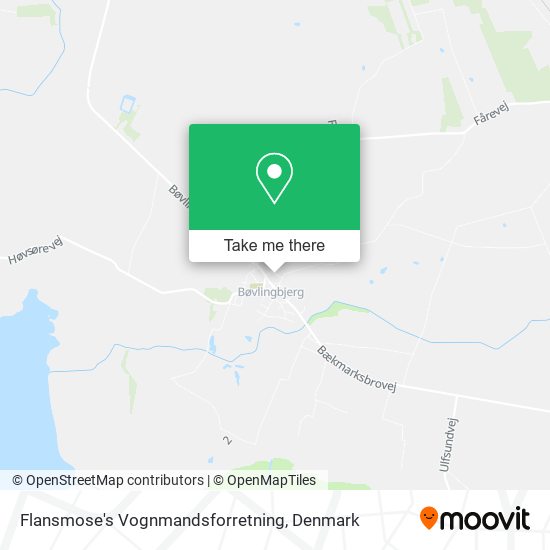 Flansmose's Vognmandsforretning map