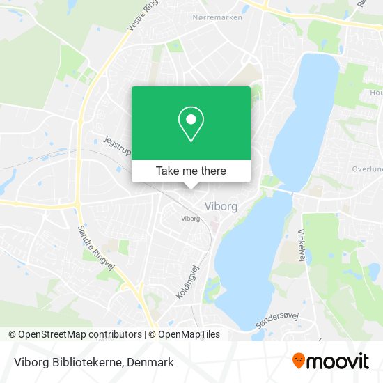 Viborg Bibliotekerne map