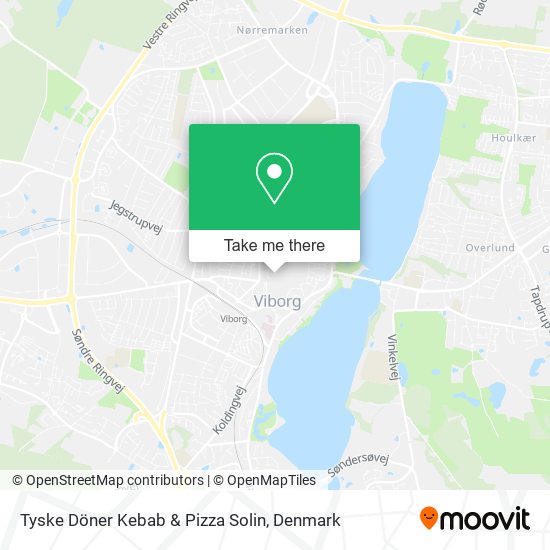 Tyske Döner Kebab & Pizza Solin map