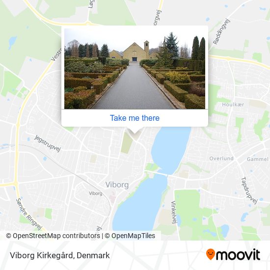 Viborg Kirkegård map