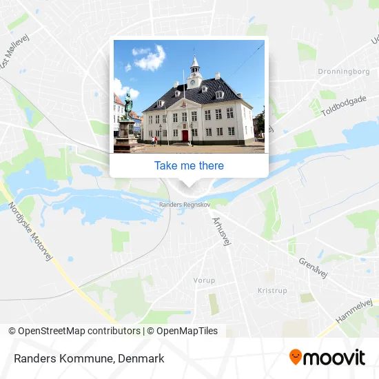 Randers Kommune map