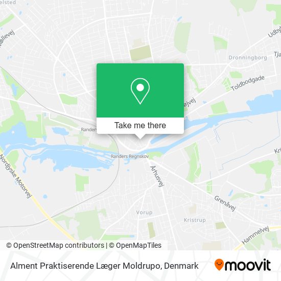 Alment Praktiserende Læger Moldrupo map