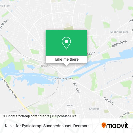 Klinik for Fysioterapi Sundhedshuset map