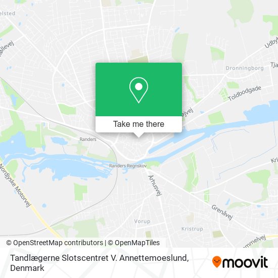 Tandlægerne Slotscentret V. Annettemoeslund map