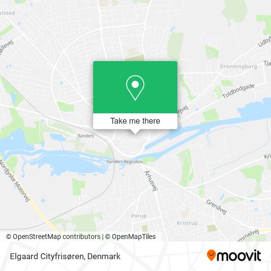 Elgaard Cityfrisøren map