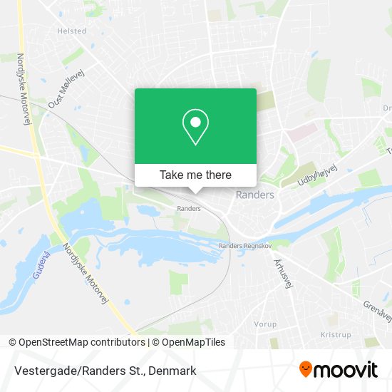 Vestergade/Randers St. map