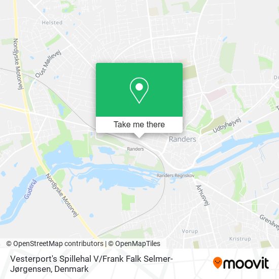 Vesterport's Spillehal V / Frank Falk Selmer-Jørgensen map
