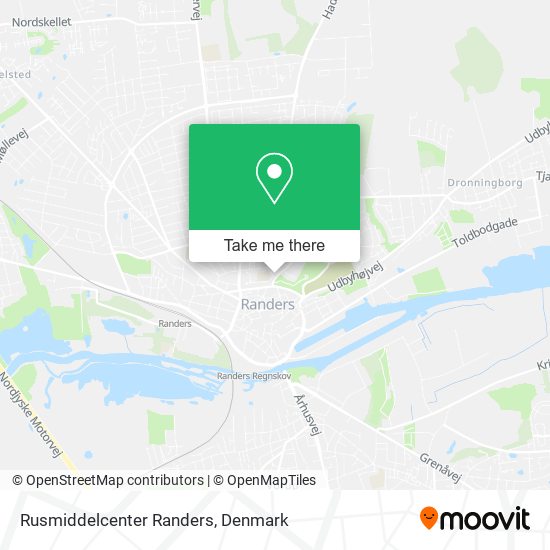 Rusmiddelcenter Randers map