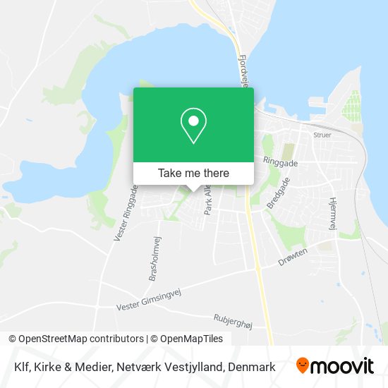 Klf, Kirke & Medier, Netværk Vestjylland map