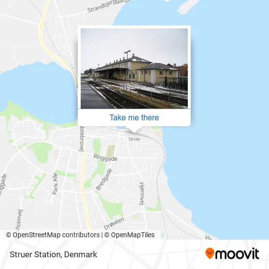Struer Station map