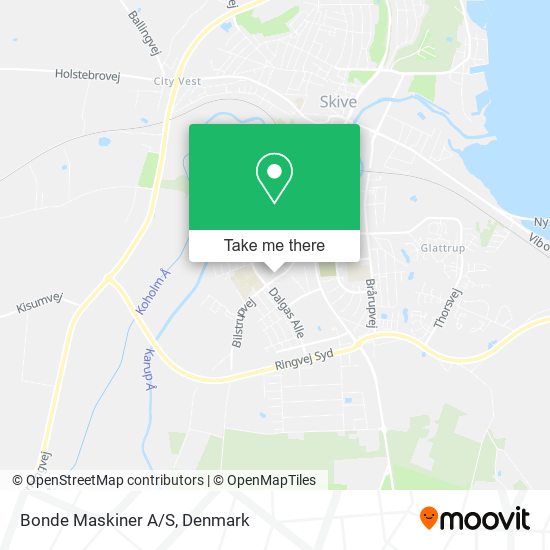 Bonde Maskiner A/S map