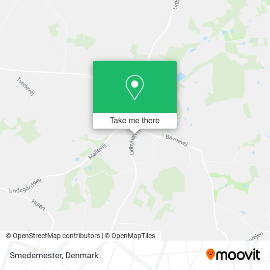 Smedemester map