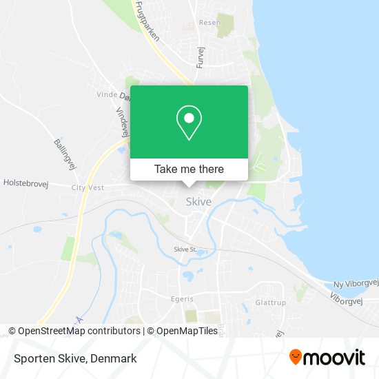 Sporten Skive map