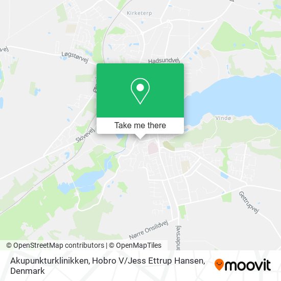 Akupunkturklinikken, Hobro V / Jess Ettrup Hansen map