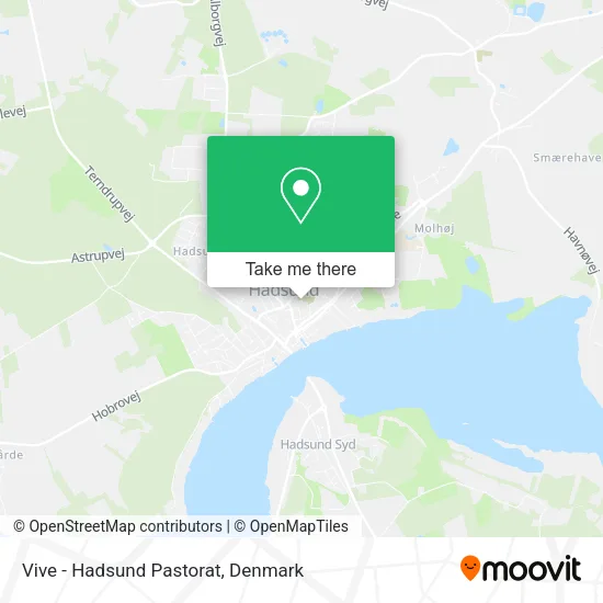 Vive - Hadsund Pastorat map