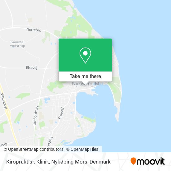 Kiropraktisk Klinik, Nykøbing Mors map