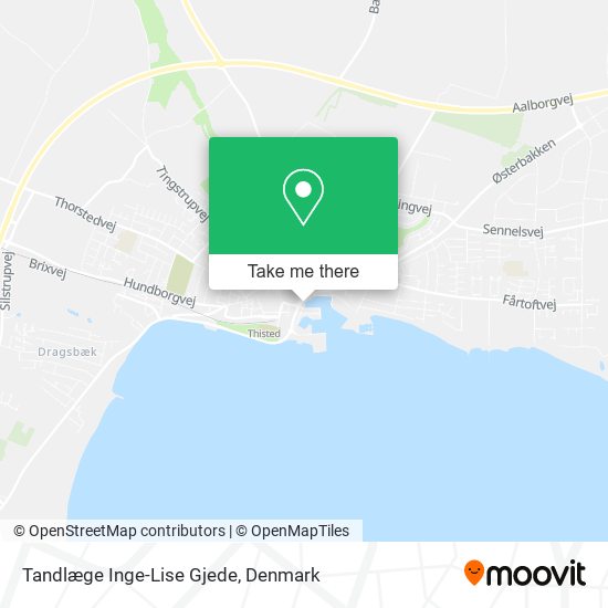 Tandlæge Inge-Lise Gjede map