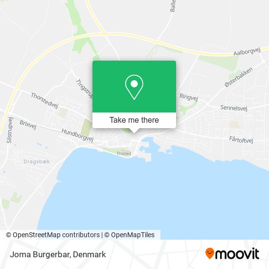 Joma Burgerbar map