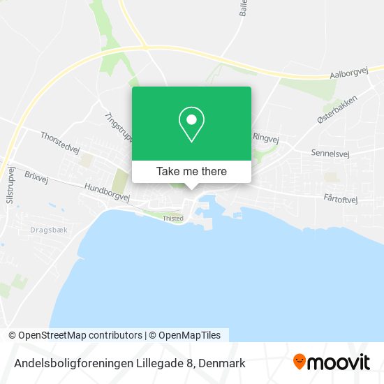 Andelsboligforeningen Lillegade 8 map