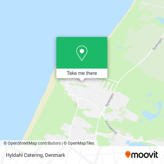 Hyldahl Catering map