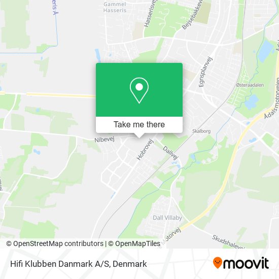 Hifi Klubben Danmark A/S map