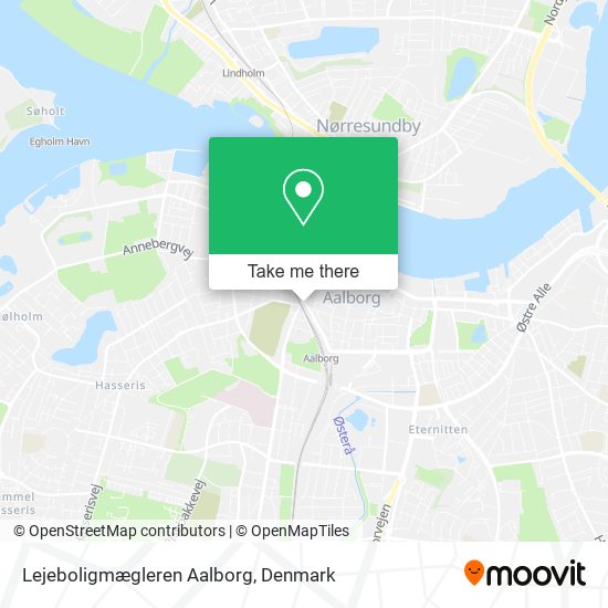 Lejeboligmægleren Aalborg map