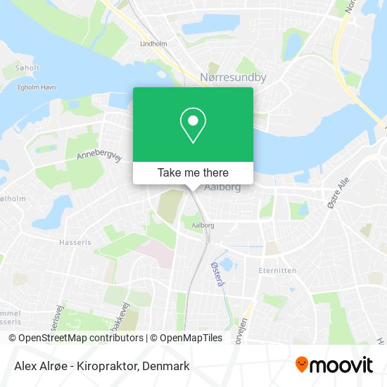 Alex Alrøe - Kiropraktor map