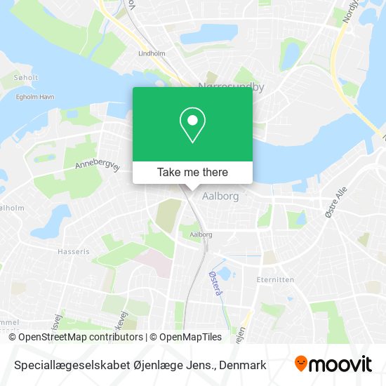 Speciallægeselskabet Øjenlæge Jens. map