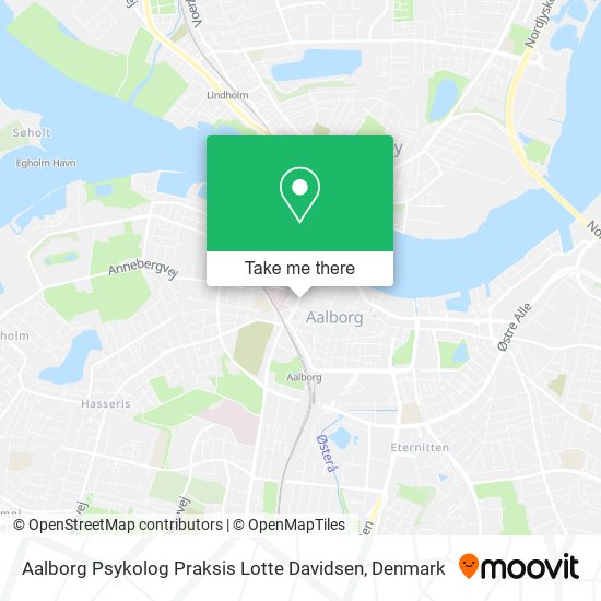 Aalborg Psykolog Praksis Lotte Davidsen map