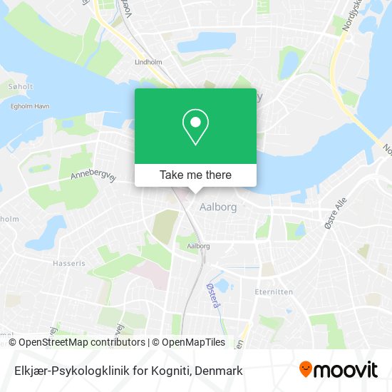 Elkjær-Psykologklinik for Kogniti map