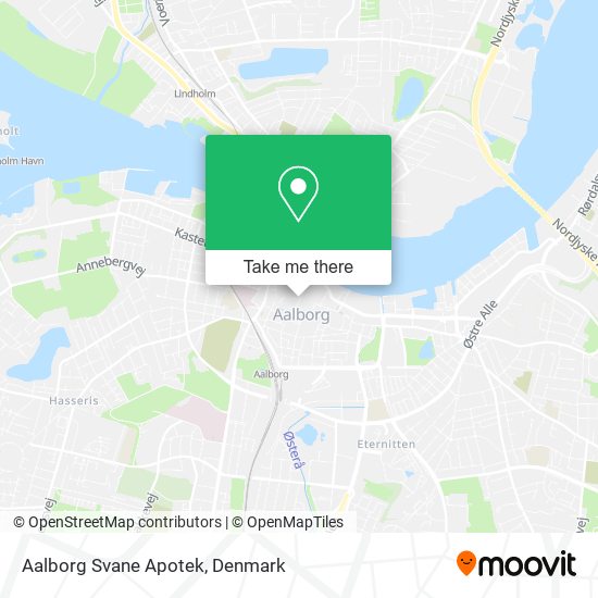 Aalborg Svane Apotek map