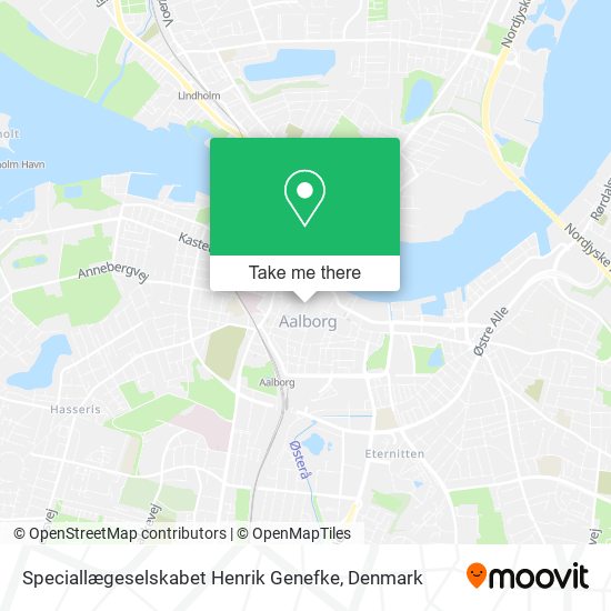 Speciallægeselskabet Henrik Genefke map