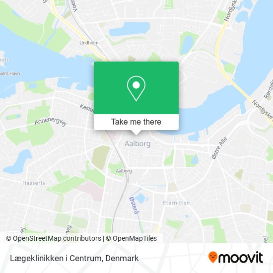 Lægeklinikken i Centrum map