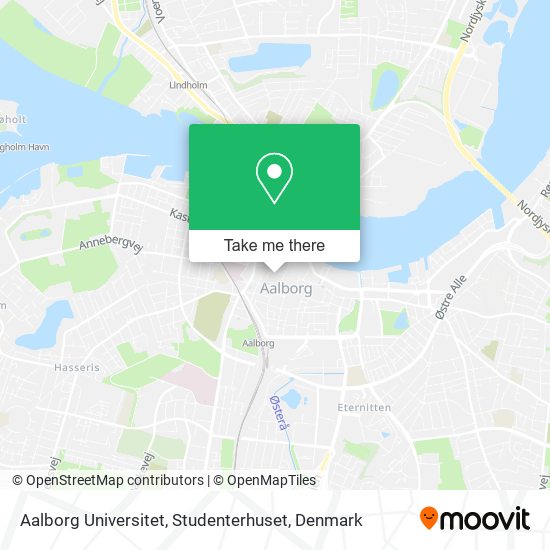 Aalborg Universitet, Studenterhuset map