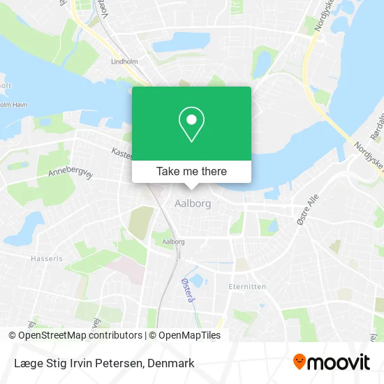 Læge Stig Irvin Petersen map