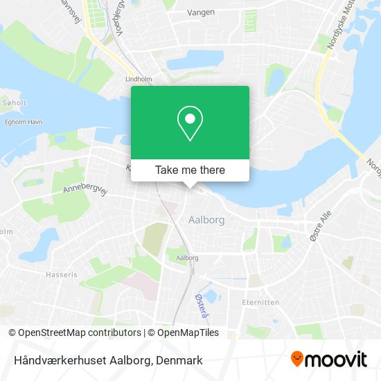 Håndværkerhuset Aalborg map