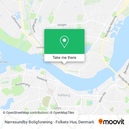 Nørresundby Boligforening - Folkets Hus map